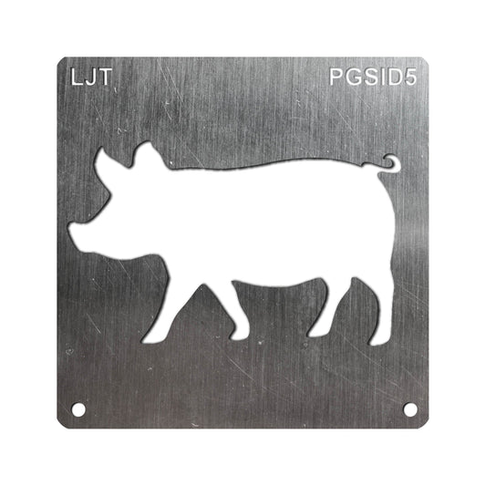 BurnStencil® - Pig (Side Profile)
