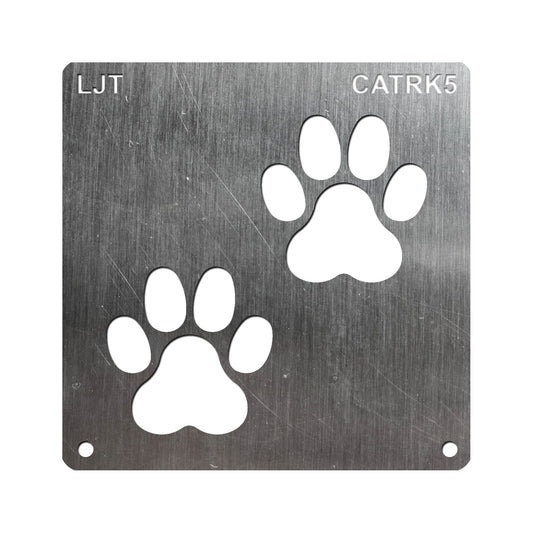 BurnStencil® - Cat Tracks